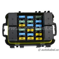 Modul MTA pro 18x minipojistka / 4x spínací minirelé.